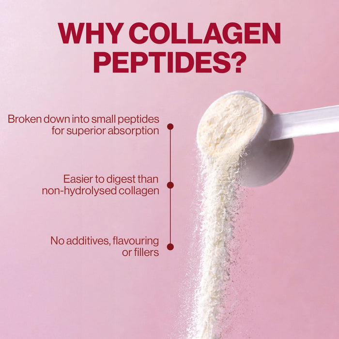 4 HER Collagen Pure 100% Pure Hydrolysed Bovine Collagen Peptides Powder 500g
