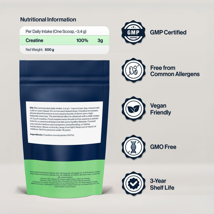 4 HIM & HER Creatine Monohydrate Powder 100% Pure Micronised Creatine 500g