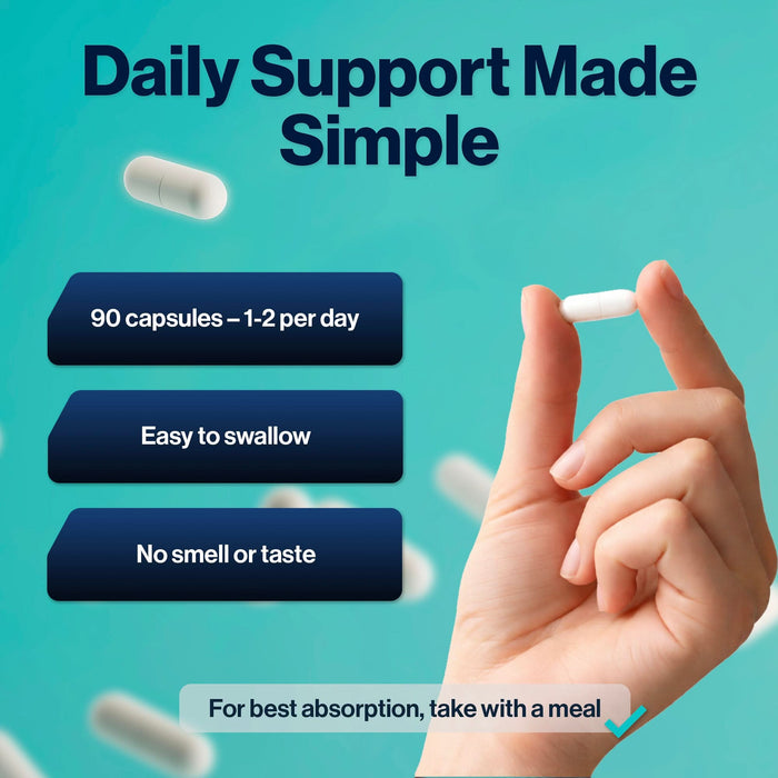 4 HIM & HER Magnesium Glycinate 3in1 Complex with Citrate & Malate 90 Capsules