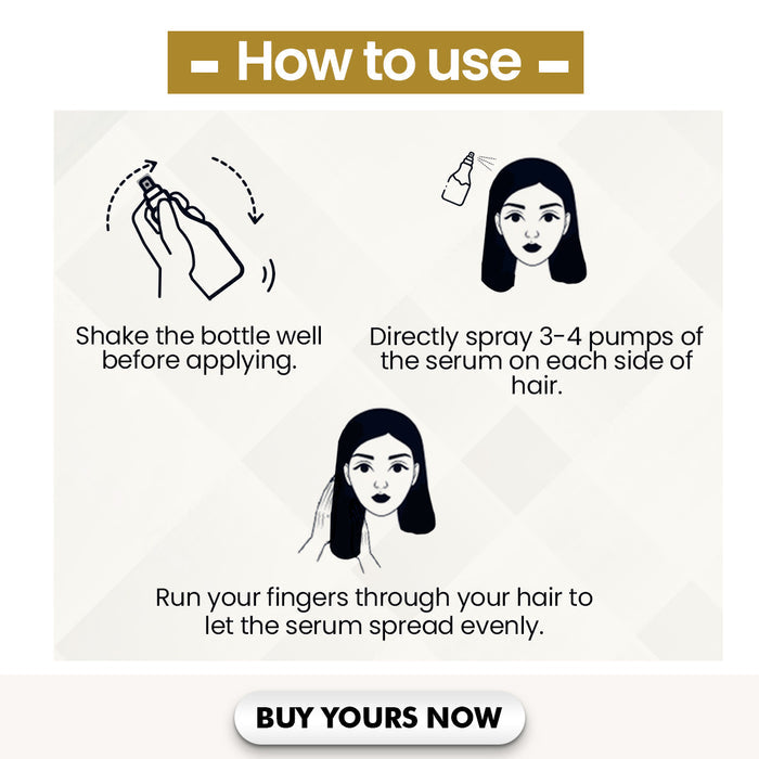 How to use TNW 5 in 1 hair repair spray serum