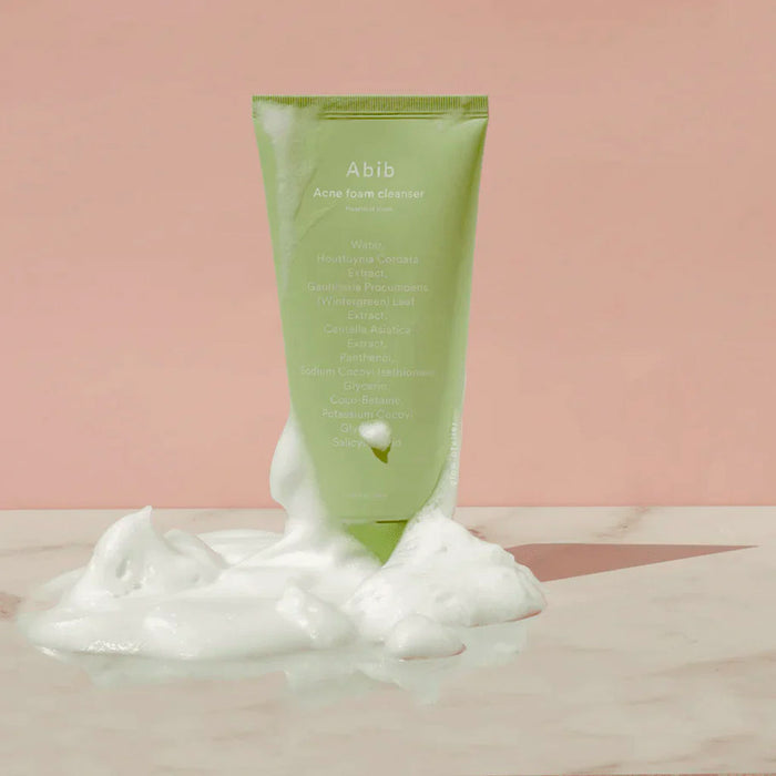 Abib Acne foam cleanser - Heartleaf foam Nudie Glow Australia