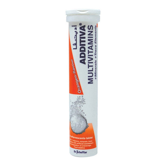 Additiva Multivitamins + Minerals + Trace Elements Orange Effervescent Tablets 20'S