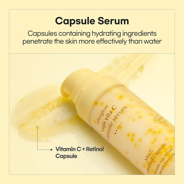 Luvum Afterglow Yuja Vita C Capsule Serum Nudie Glow Australia