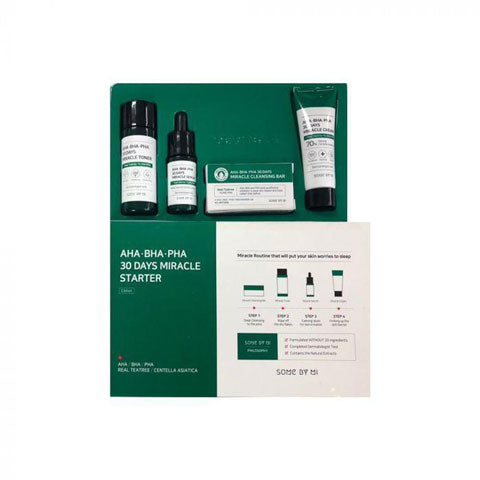 SOMEBYMI AHA BHA PHA 30 Days Miracle Starter Kit Best Korean Beauty Skincare at Nudie Glow in Australia