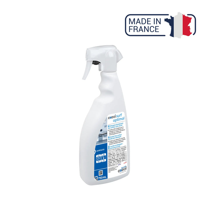 Alcohol-free surface disinfectant detergent - Exeol surf optimal - Sodel