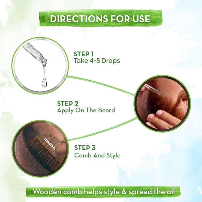 How To Use Mamaearth Almond Beard Oil