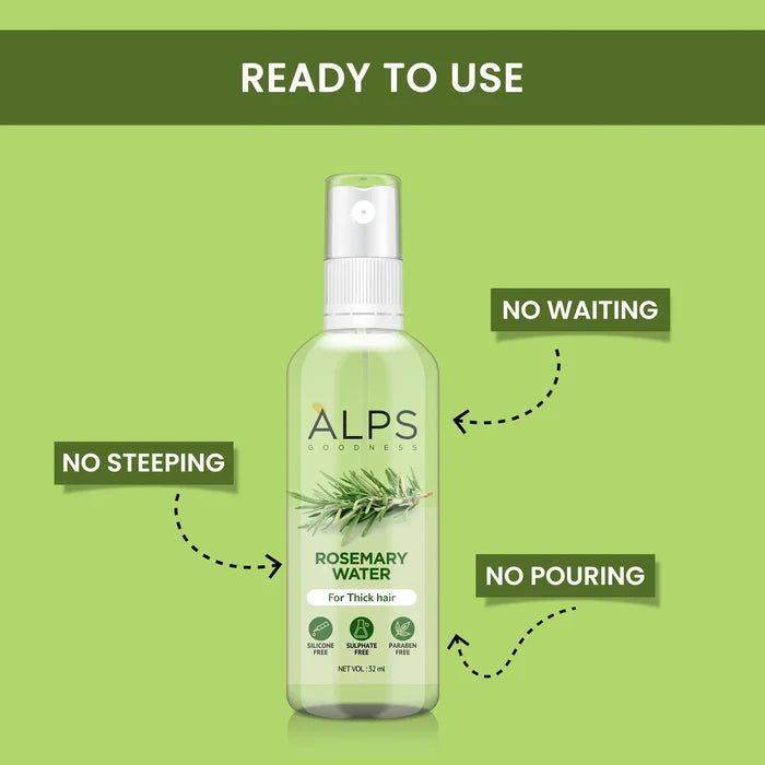 Alps Goodness Rosemary Water (32 ml) | Rosemary water for hair | Hair Spray for Hair Growth