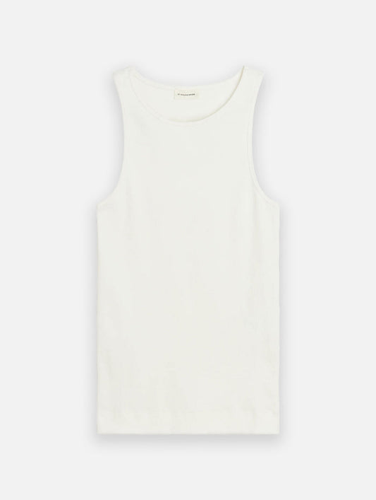 Amani Organic Cotton Tank Top in White