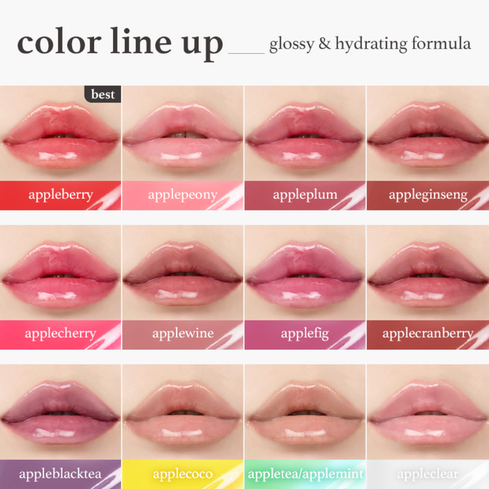 Nooni Apple Lip Oil Nudie Glow Australia