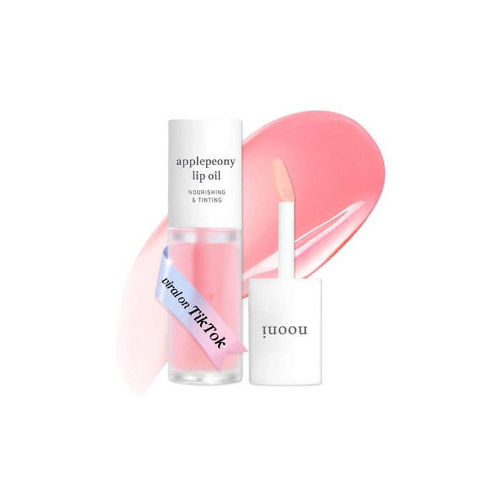 Nooni Apple Lip Oil APPLEPEONY Nudie Glow Australia