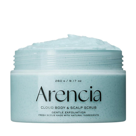 Arencia Fresh Cloud Sea Salt Body &Scalp Scrub French Mint & Lily 260ml / 9.17 oz.