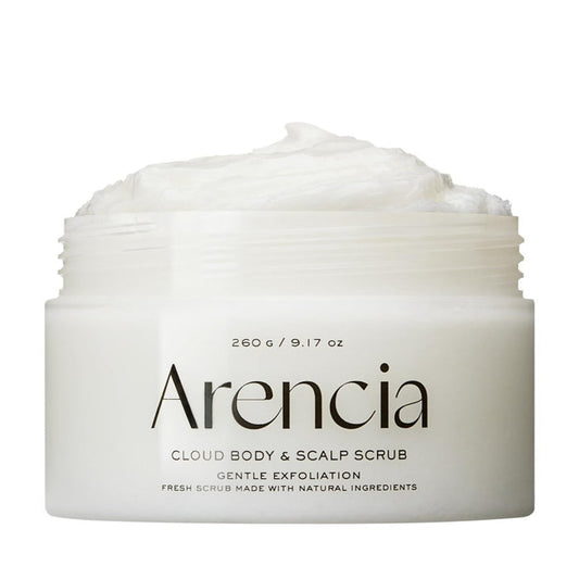 Arencia Fresh Cloud Sea Salt Body & Scalp Scrub White Tea & Neroli 260ml / 9.17 oz.