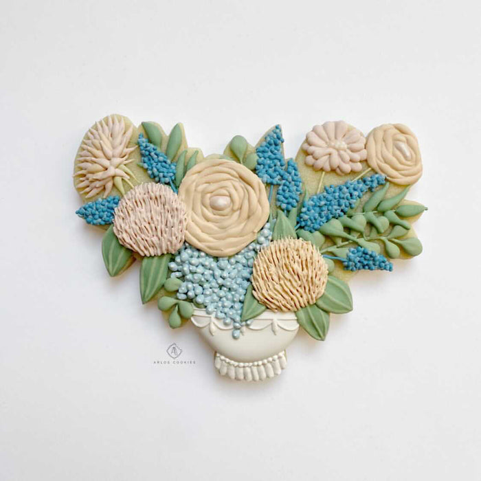 Arlo's Cookies Floral Vase Cookie Cutter