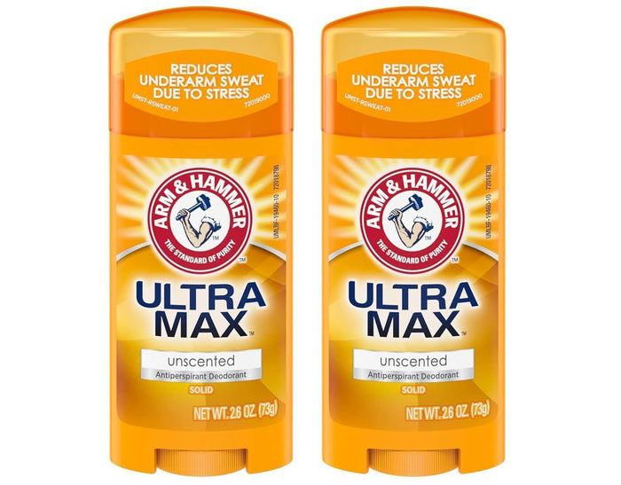 Arm & Hammer Ultra Max Antiperspirant Deodorant Sticks Fresh Scent, 2x28g - Makkah Pharmacy
