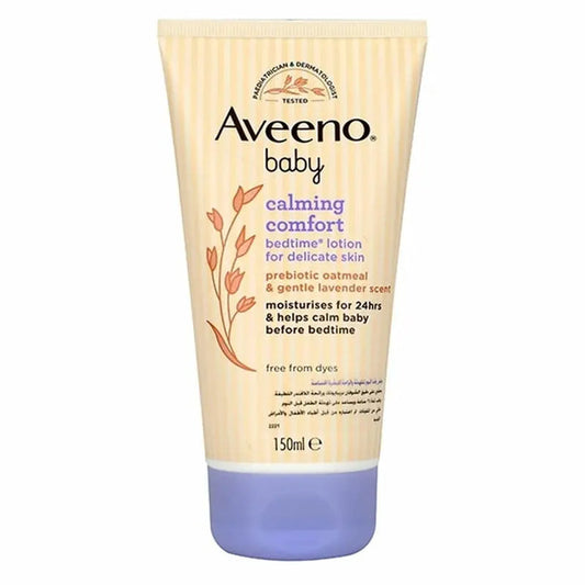 Aveeno Baby Calming Comfort Bedtime Baby Lotion For Delicate Skin 150ml Aveeno