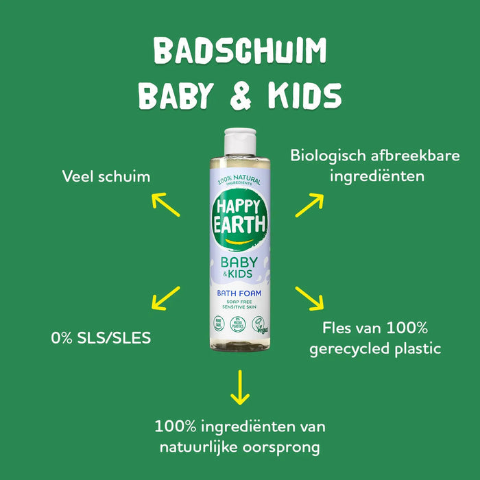 Baby & Kids Bath Foam Happy Earth