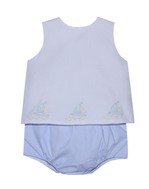 Bailey Sailboat Diaper Set