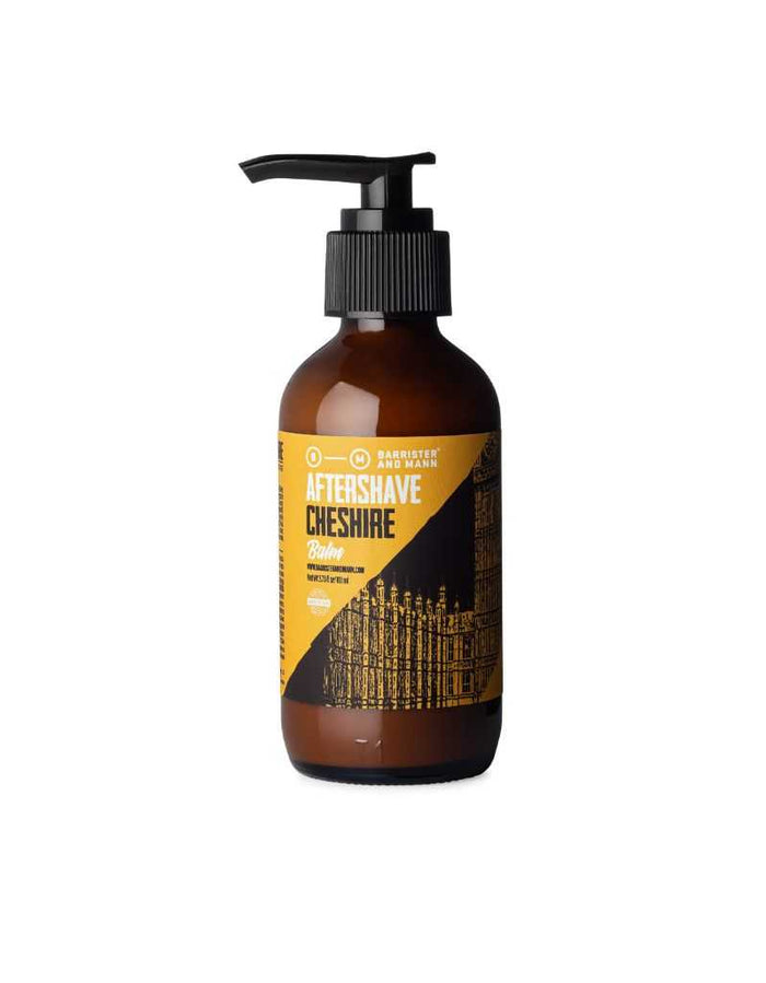 Cheshire After Shave Balm bottle for personal grooming