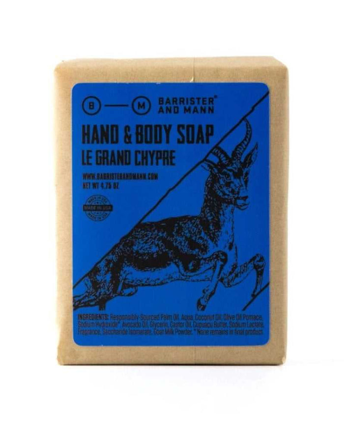 Barrister and Mann Hand & Body Soap Le Grand Chypre packaging