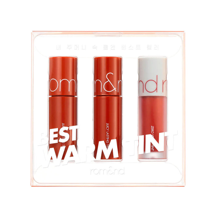 ROM&ND Best Tint Edition Kit Warm Tone Pick Nudie Glow Australia