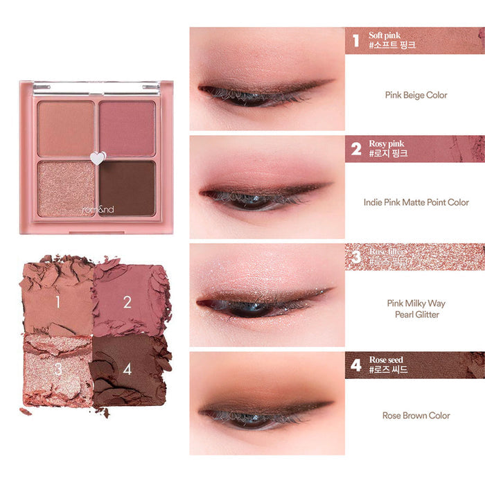 ROM&ND Better Than Eyes Original Series #02 DRY ROSE Nudie Glow Australia