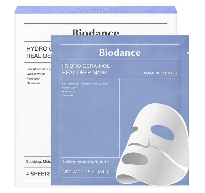 Biodance Hydro Cera-nol Real Deep Mask 1.19oz(34g) x 4ea