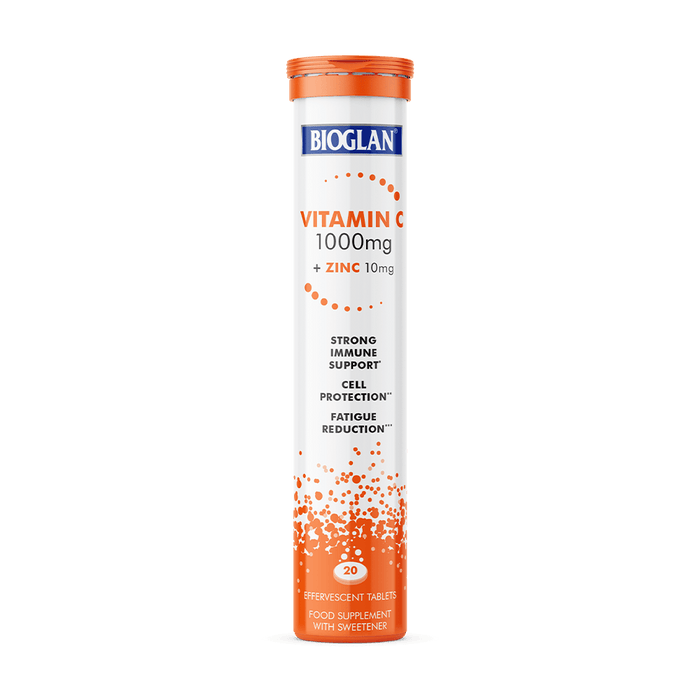 Bioglan Vit C + Zinc Effervescent Tablets 20s