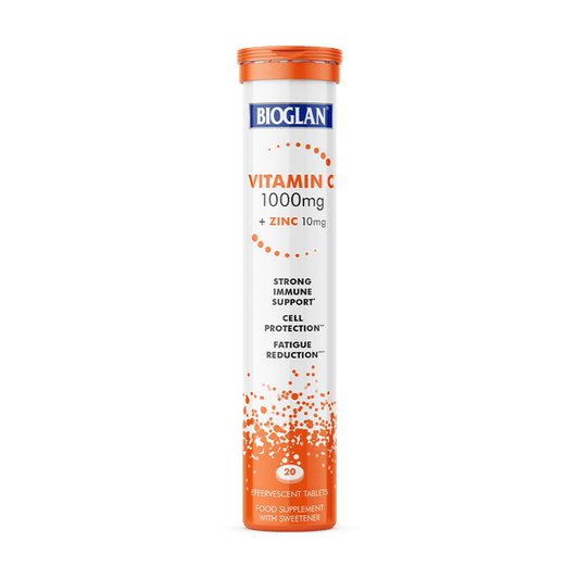 Bioglan Vit C + Zinc Effervescent Tablets 20s