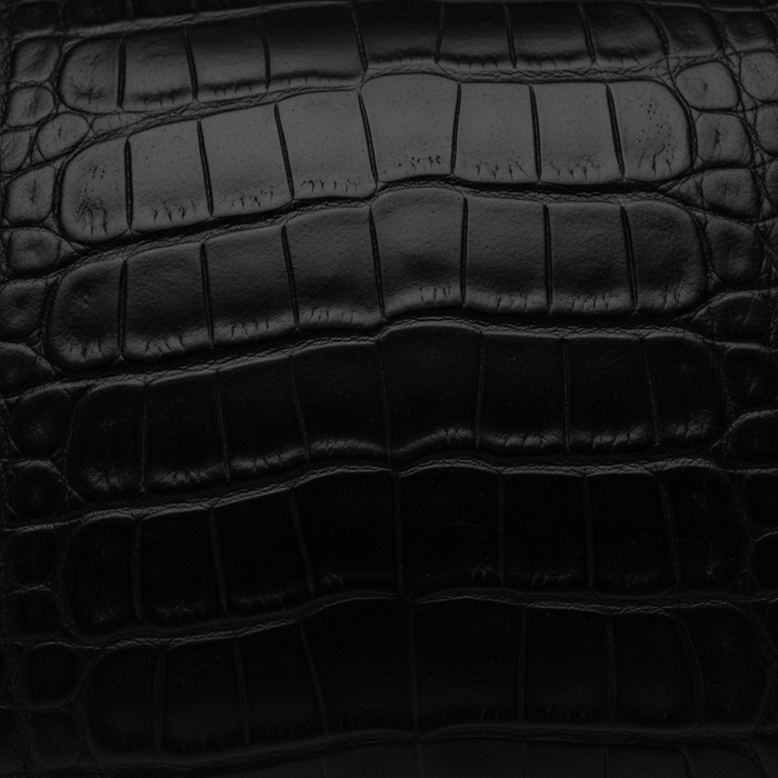 Black Alligator Trucker Hat