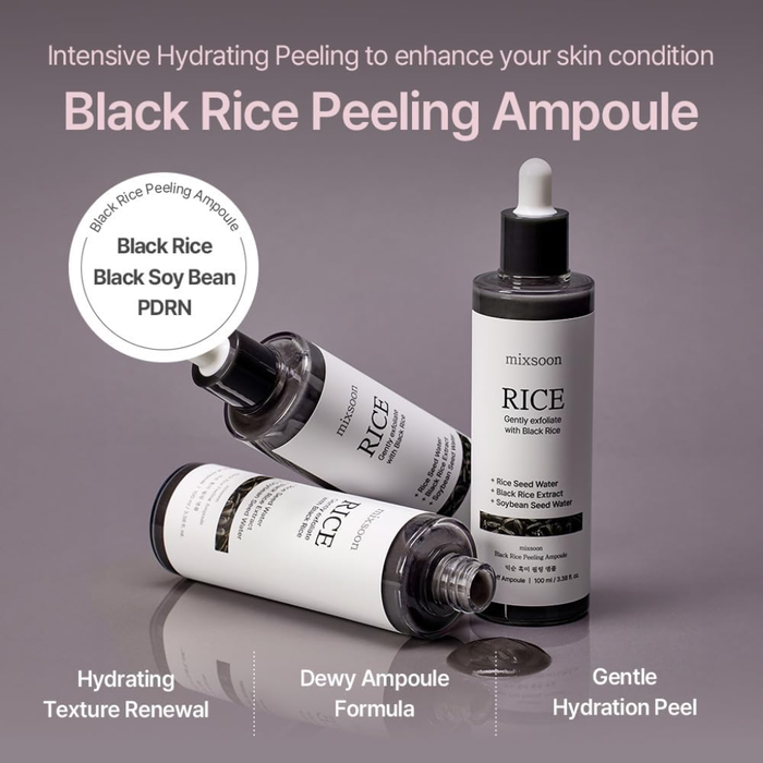 Mixsoon Black Rice Peeling Ampoule Nudie Glow Australia