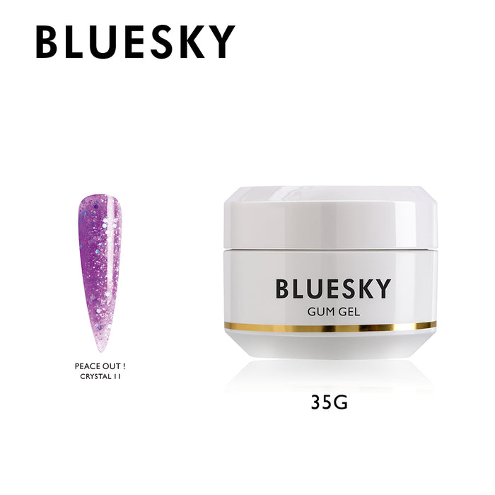Bluesky Crystal Gum Gel 35g 11 PEACE OUT!