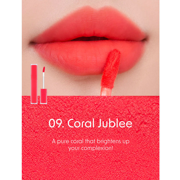 ROM&ND Blur Fudge Tint 09 CORAL JUBILEE Nudie Glow Australia