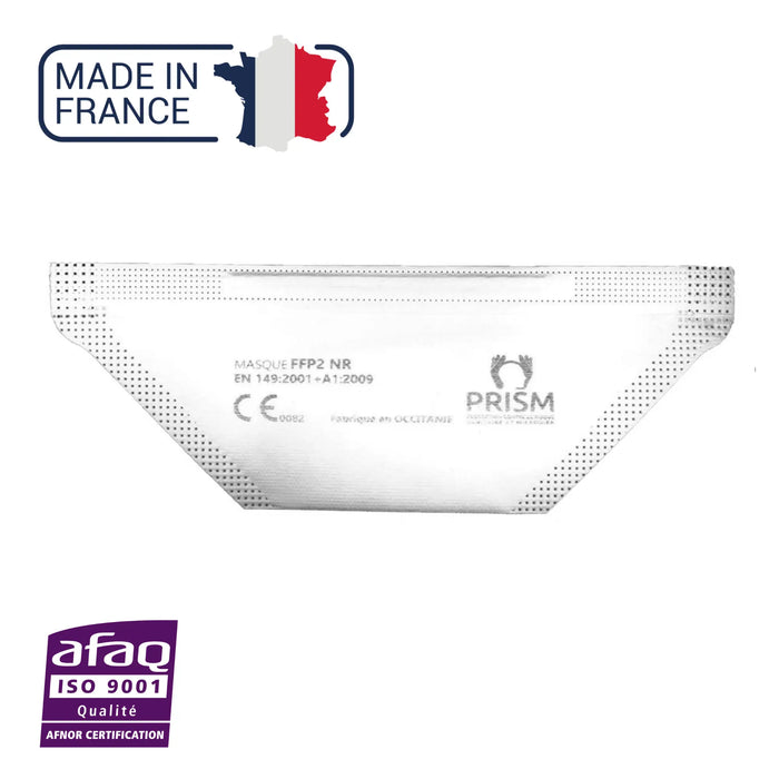 Boite de 30 masques FFP2 blancs - Fabriqués en France - Prism Prism