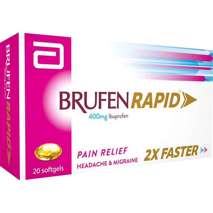 Brufen Rapid 400mg Softgels Capsules 20's