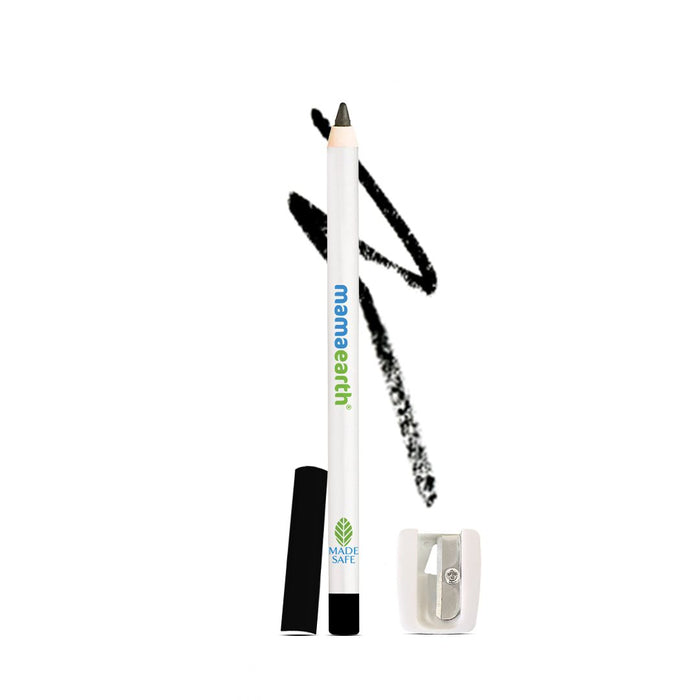 Charcoal Black Long Stay Kohl For 11-Hour Smudge-free Stay with Free Sharpener