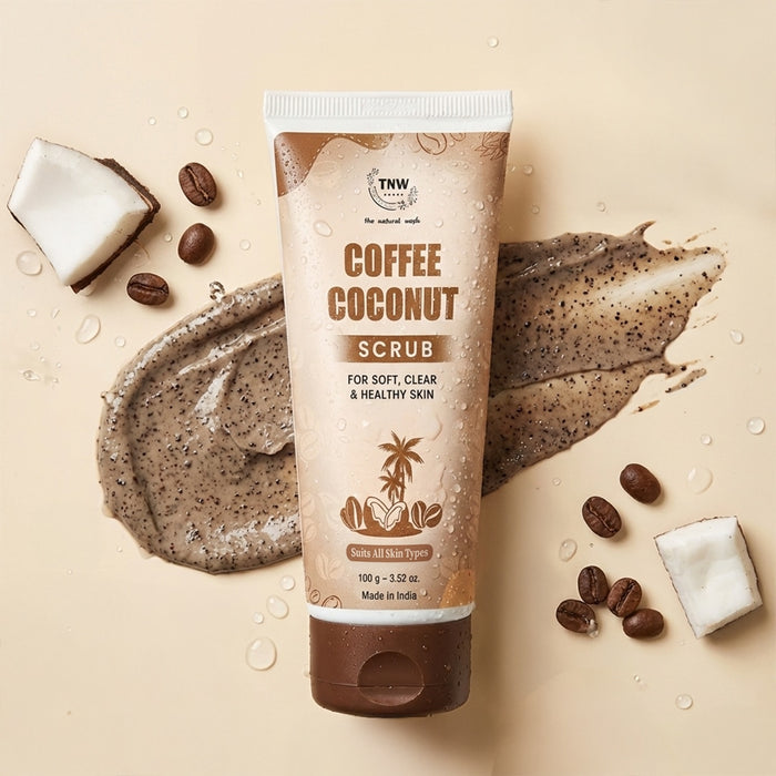 Coffee Coconut Scrub for Radiant & Healthy Skin (Natural & Harsh Chemical-Free Scrub) . (Stock Clearance)