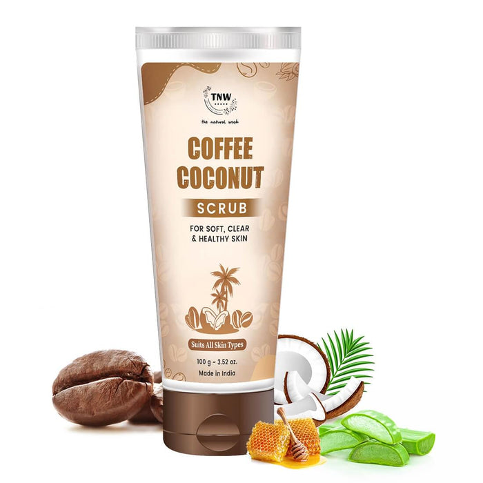 Coffee Coconut Scrub for Radiant & Healthy Skin (Natural & Harsh Chemical-Free Scrub) . (Stock Clearance)