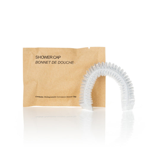 Cornstarch Shower Cap (Kraft Paper Sachet)