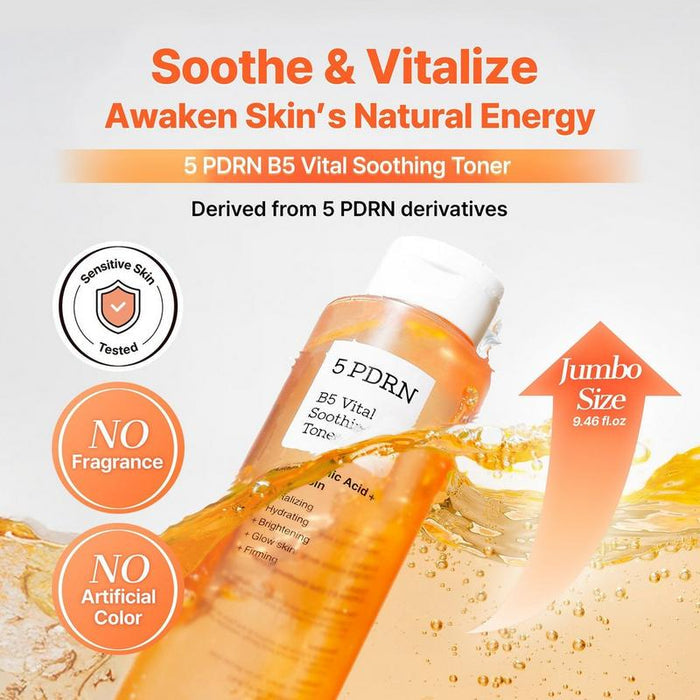 Cosrx 5 PDRN B5 Vital Soothing Toner 280ml