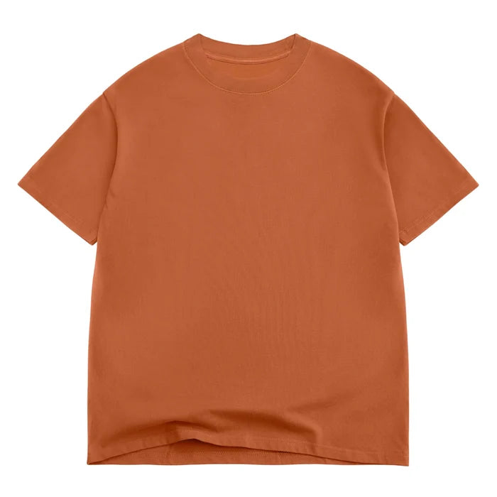 Cotton Collective Oversized Box 7.5 Oz. Pigment Rust S/s Shirt