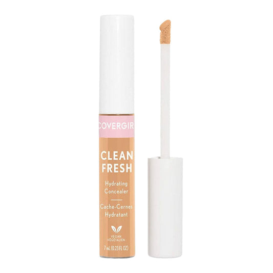 Covergirl Clean Fresh Hydrating Concealer 350 Light Medium – dewy vegan formula with aloe & coconut milk for dark circles