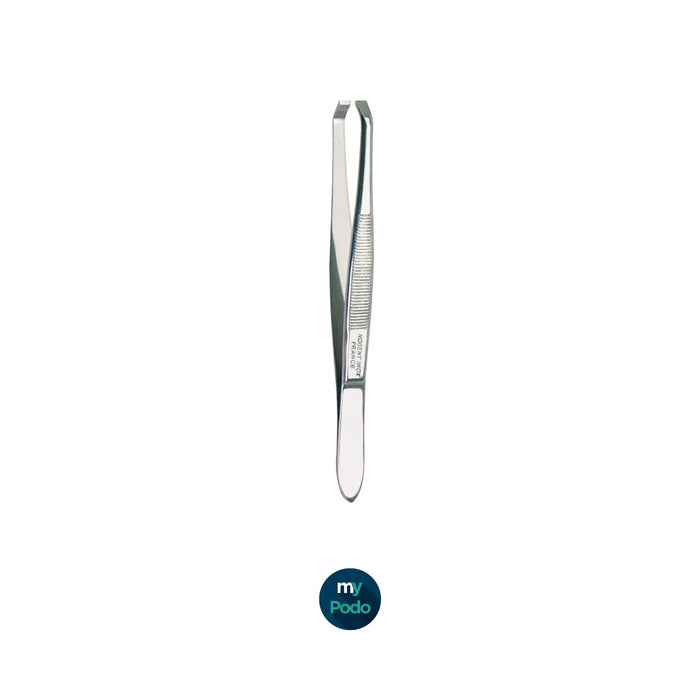 Crab-shaped tweezers - Length: 9 cm - Shiny stainless steel My Podologie