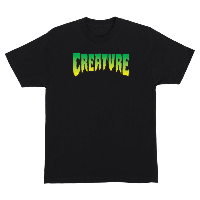 Creature Logo Black  S/s Shirt