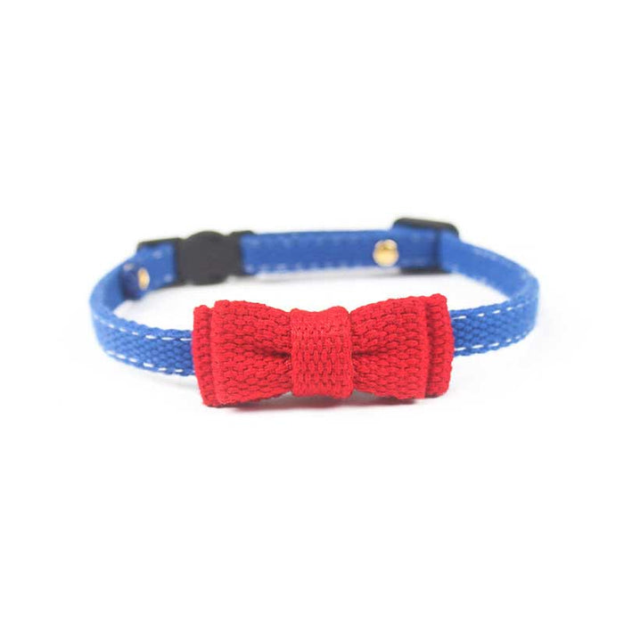 Cute Breakaway Pet Collars with Bowties: red, yellow bow collar, cute style