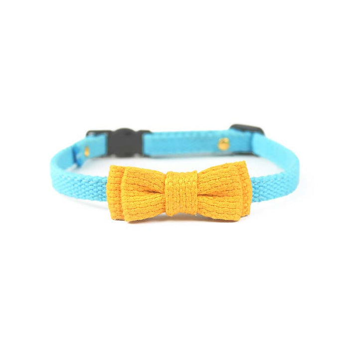 Cute Breakaway Pet Collars with Bowties: red, yellow bow collar, cute style