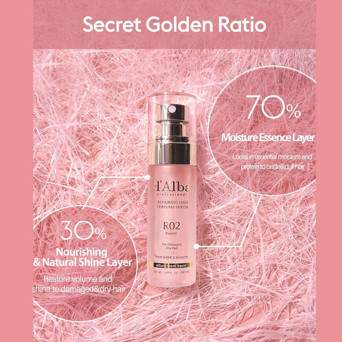 d'alba Piedmont Italian White Truffle Hair Perfume Serum Fragrance 3.38 fl. oz. / 100ml