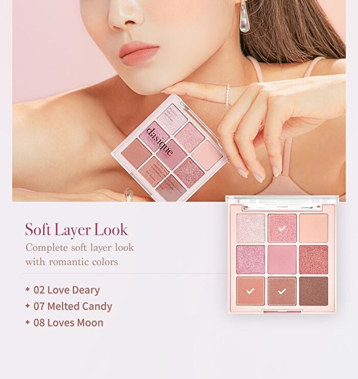 dasique Eyeshadow Pallette 9 Color 15 Beige Knit