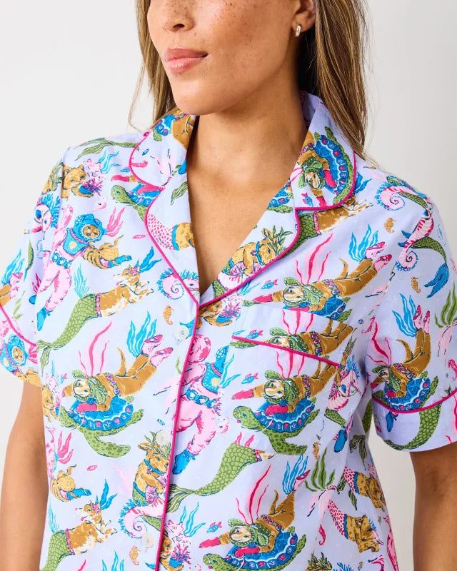 deep sea divers short PJ set