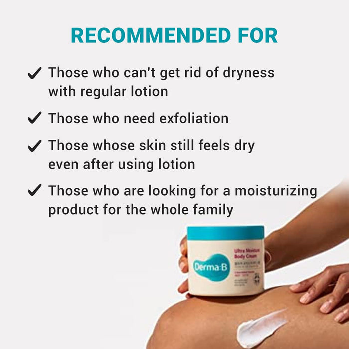 Derma:B Ultra Moisture Body Cream 430ml