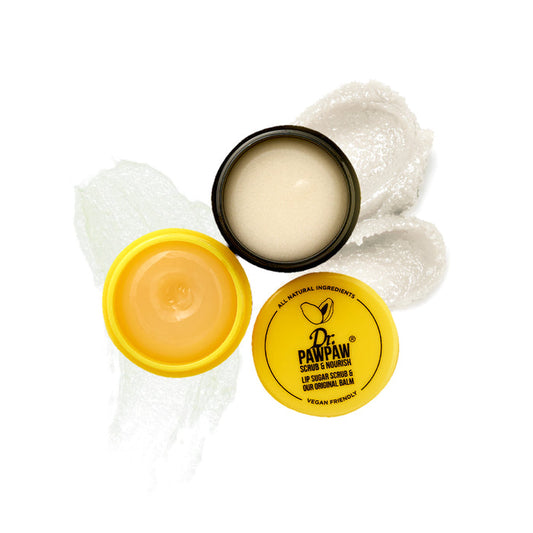 Dr.PAWPAW Lip Scrub & Nourish Balm Duo
